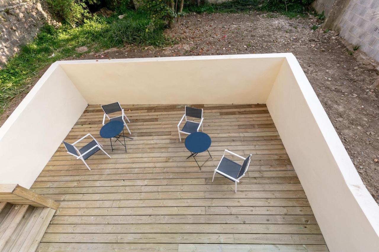 La Belle Poule : Chambre spacieuse avec sdb privative, cuisine et salon partagés, terrasse, proche facs et centre Brest Esterno foto